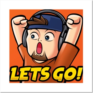 Lets Go! Emote Posters and Art